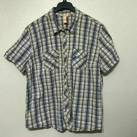 Bit & Bridle Other - Bit & Briddle Button Down Shirt Casual 3x Plaid